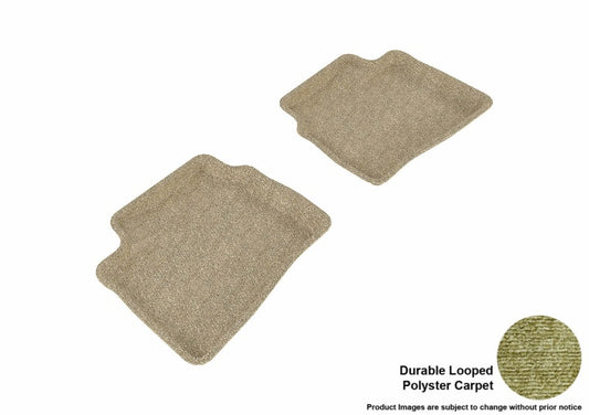 3D MAXpider 07-10 Hyundai Elantra (Sedan) Classic 2nd Row Floormat - Tan