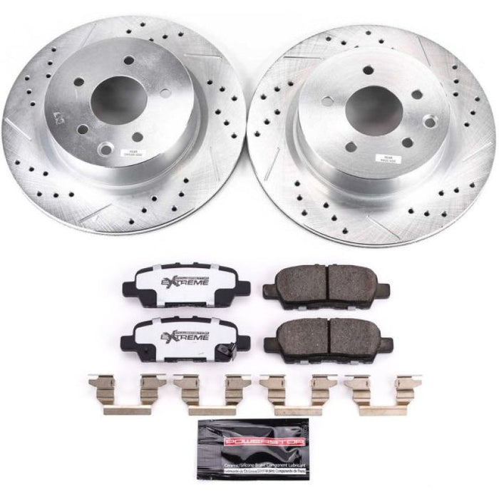 Power Stop 18-19 Nissan 370Z Rear Z26 Street Warrior Brake Kit