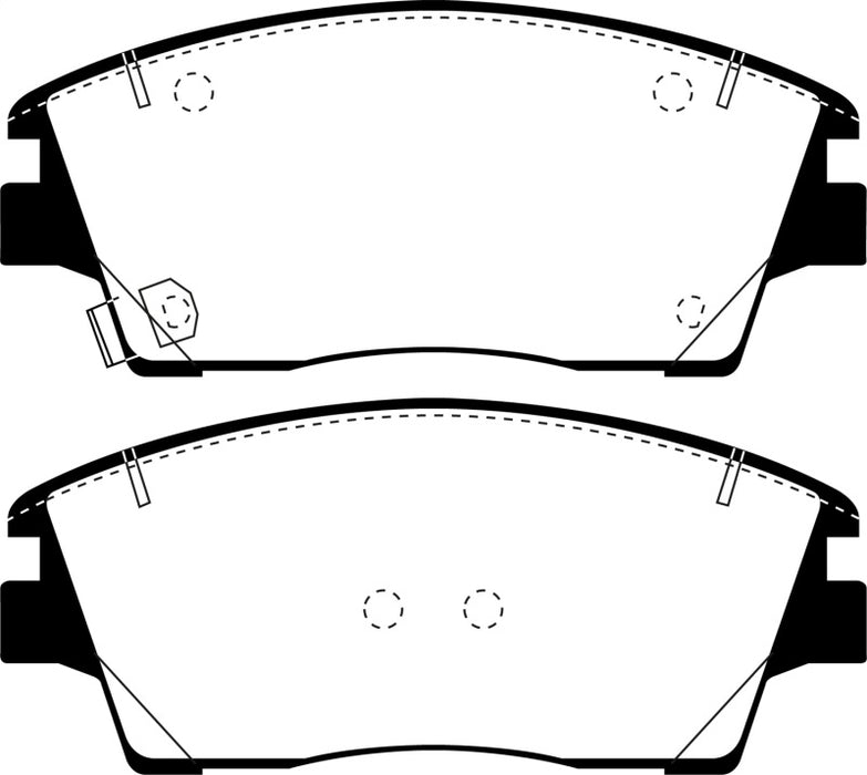 EBC 2016+ Hyundai Tucson Ultimax2 Front Brake Pads