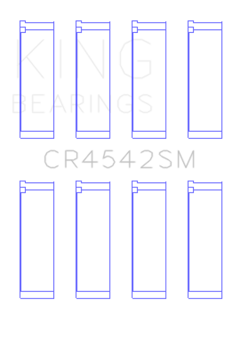 King Honda K-Series (Except A3) 16v 2.0L/2.3L/2.4L Connecting Rod Bearing Set (Set of 4)
