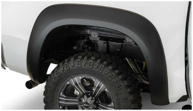 Bushwacker 07-13 Toyota Tundra Fleetside Extend-A-Fender Style Flares 2pc - Black