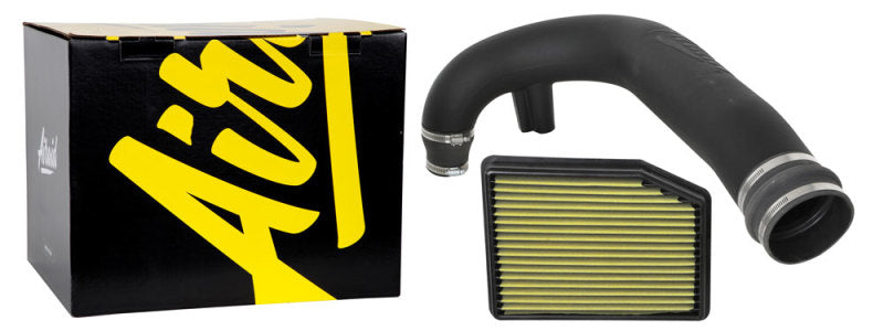 Airaid 19-20 Chevrolet Silverado 1500 L4-2.7L Jr Intake Kit - Oiled / Yellow Media