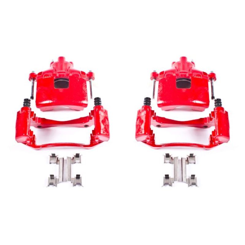 Power Stop 05-09 Buick Allure Front Red Calipers w/Brackets - Pair