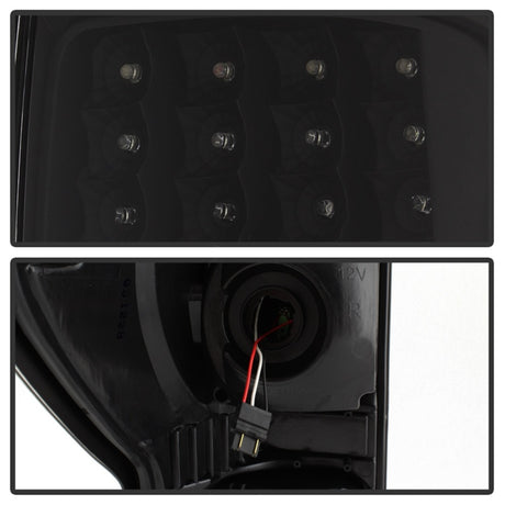 xTune Toyota Tundra 07-13 LED Tail Lights Black ALT-ON-TTU07-LED-BK