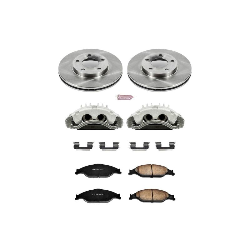 Power Stop 03-04 Ford Mustang Front Autospecialty Brake Kit w/Calipers