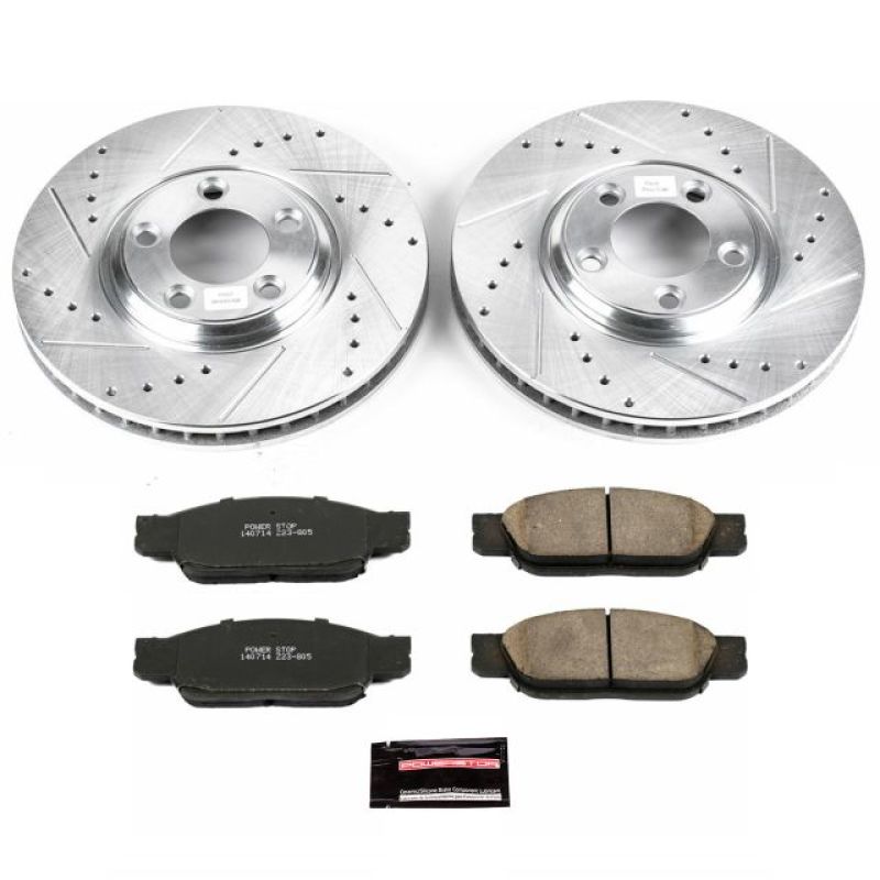 Power Stop 02-05 Ford Thunderbird Front Z23 Evolution Sport Brake Kit