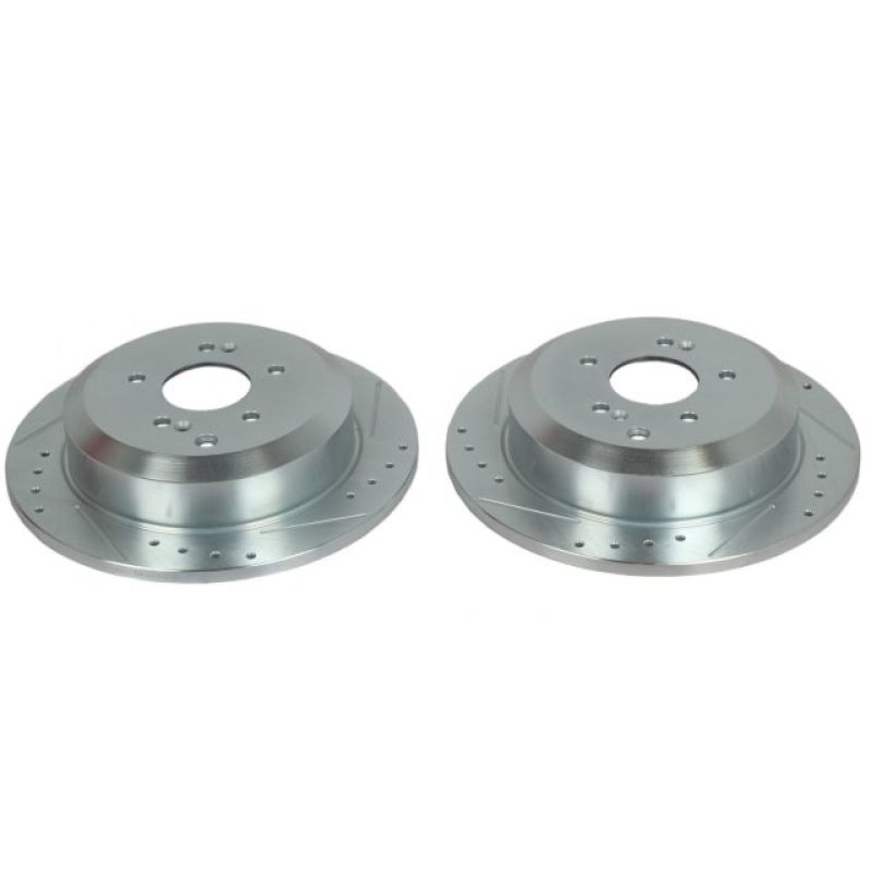 Power Stop 07-12 Hyundai Veracruz Rear Evolution Drilled & Slotted Rotors - Pair