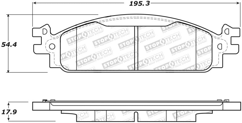 StopTech Street Brake Pads - Front