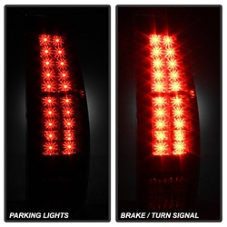Spyder Chevy Avalanche 07-13 LED Tail Lights Black ALT-YD-CAV07-LED-BK