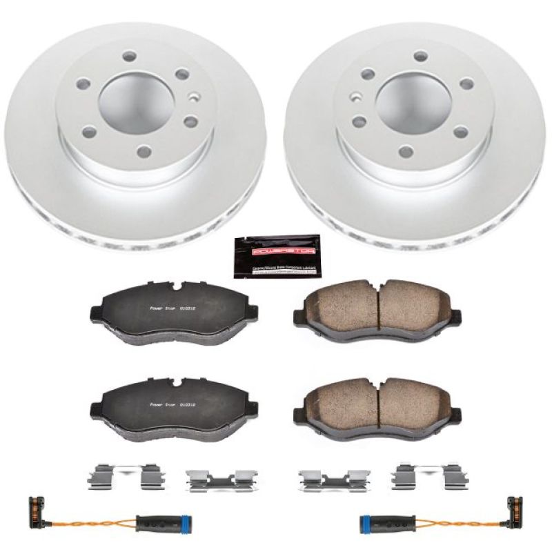 Power Stop 07-09 Dodge Sprinter 2500 Front Z23 Evolution Sport Coated Brake Kit