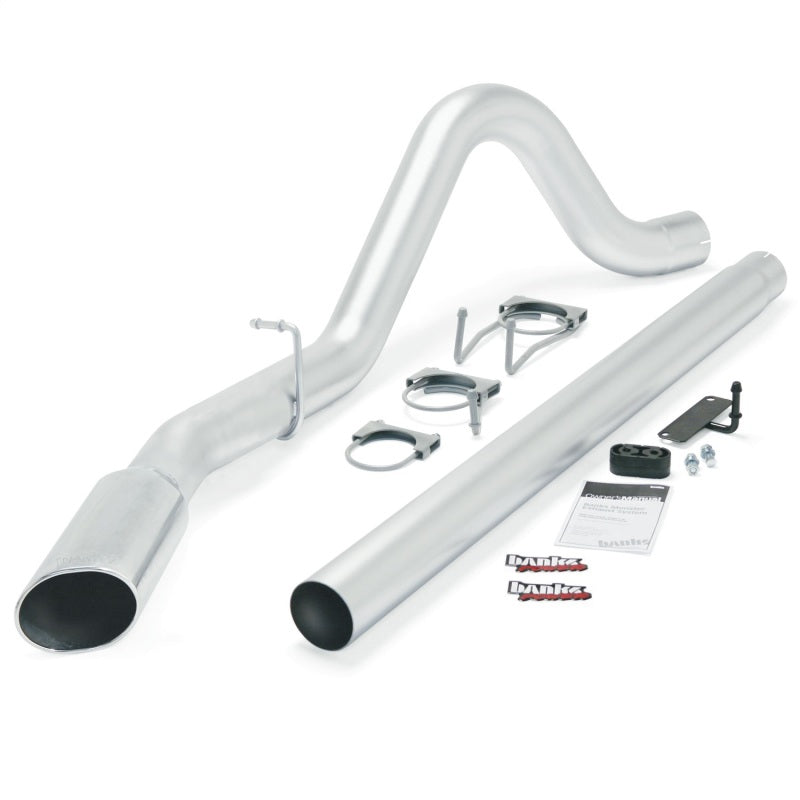 Banks Power 08-10 Ford 6.4L (All W/B) Monster Exhaust System - SS Single Exhaust w/ Chrome Tip