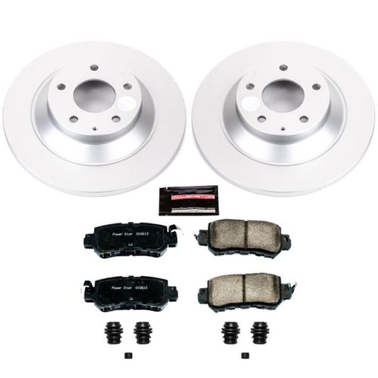 Power Stop 13-15 Mazda CX-5 Rear Z17 Evolution Geomet Coated Brake Kit