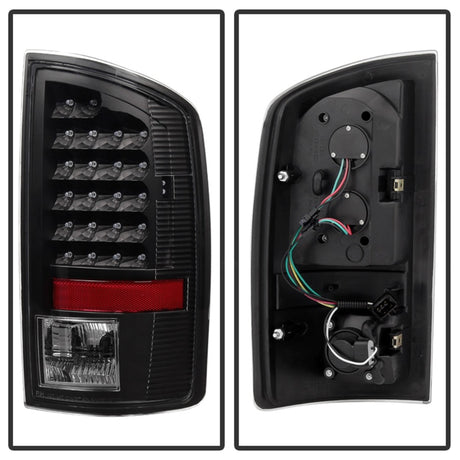 xTune Dodge Ram 02-06 1500 / Ram 2500/3500 03-06 LED Tail Light Black ALT-JH-DR02-LED-BK