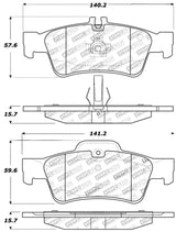 StopTech Performance Mercedes Benz Rear Brake Pads