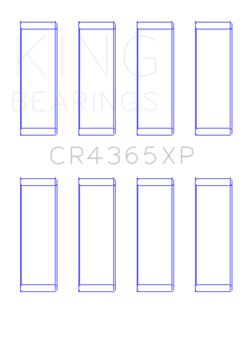 King Engine Bearings Ford Zetec S/Ecoboost 1.6 Connecting Rod Bearing Set of 6