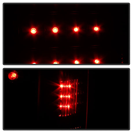 xTune Scion Xb 08-10 LED Tail Lights Black ALT-ON-TSXB08-LED-BK