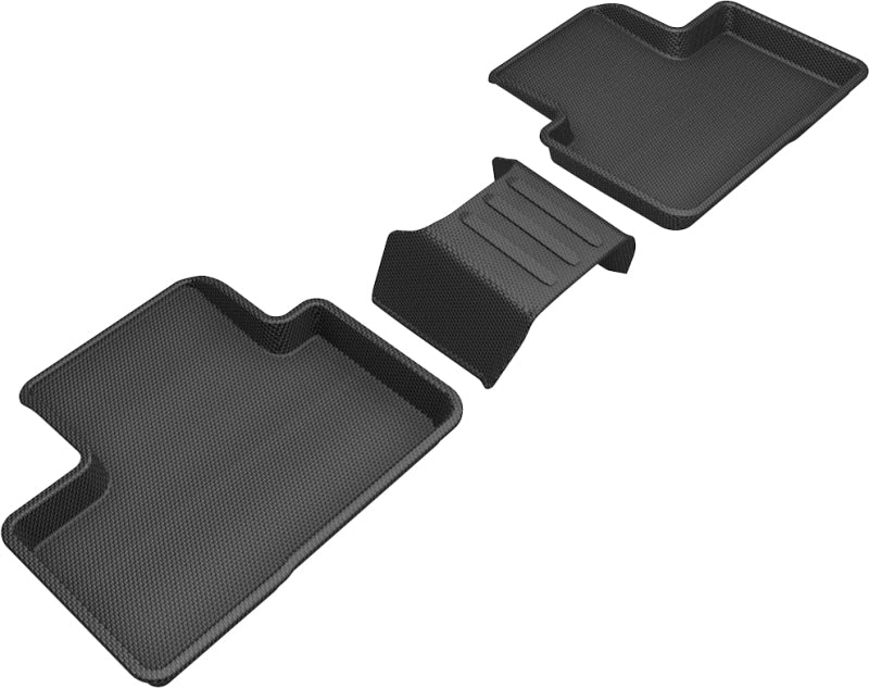 3D MAXpider 2019-2020 Volvo XC40 Kagu 2nd Row Floormats - Black