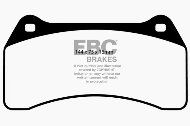 EBC 03-06 Jaguar XJR 4.2 Supercharged Yellowstuff Front Brake Pads