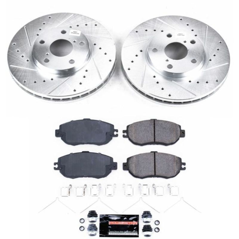 Power Stop 93-94 Lexus LS400 Front Z23 Evolution Sport Brake Kit