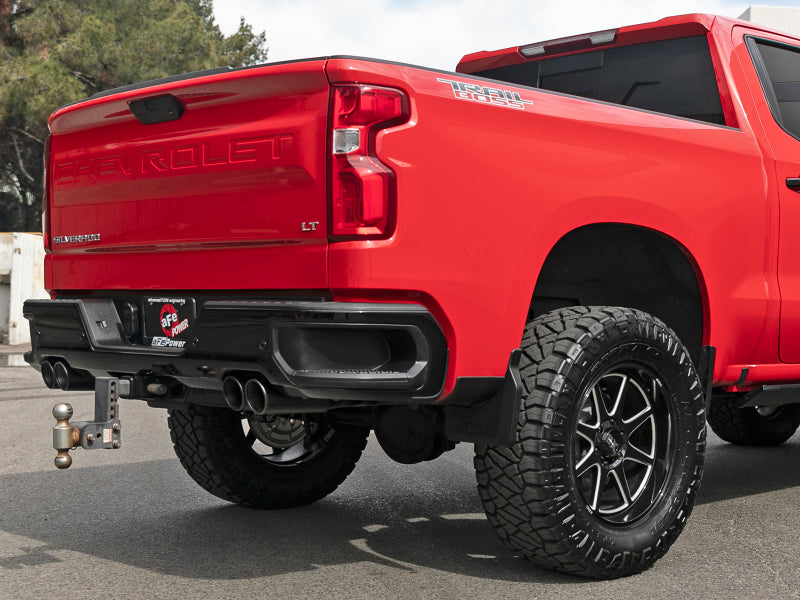 aFe Vulcan Series 3in 304 SS Exhaust Cat-Back w/ Black Tips 2019 GM Silverado/Sierra 1500 V8-5.3L