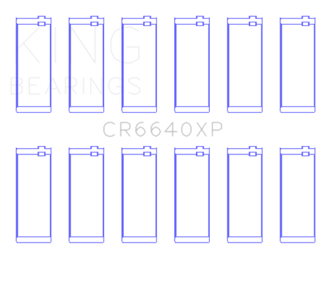 King Engine Bearings BMW M20/M50 2.0L/2.5L/2.7L Performance Rod Bearing Set - Size STDX
