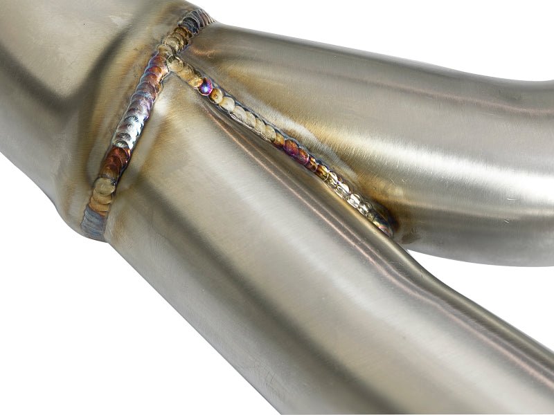 aFe MACH Force-Xp 2-1/2in SS Axle Back Exhaust w/Polished Tips 15+ BMW M3/M4 (F80/F82) L6 3.0L (tt)