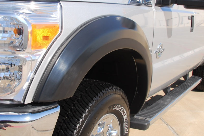 Lund 11-16 Ford F-250 Ex-Extrawide Style Textured Elite Series Fender Flares - Black (4 Pc.)