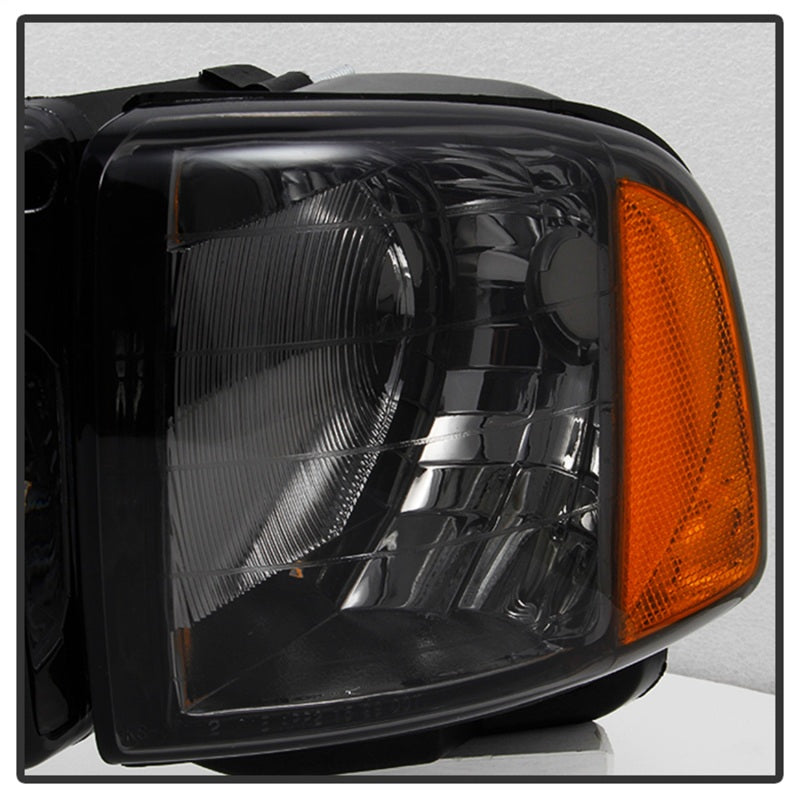 xTune Dodge Ram Sport Model Only 1999-2002 OEM Headlights Smoked HD-JH-DR99-SP-SM