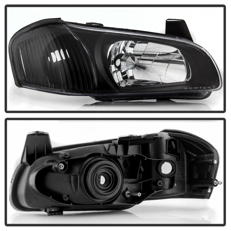 xTune 00-01 Nissan Maxima (Excl 20th Anniversary Edition) OEM Headlights - Black (HD-JH-NM00-BK)