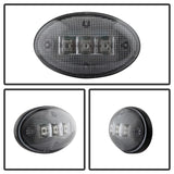 xTune Ford Superduty F250-F550 99-10 Dually Fender LED Side Fender Lights Clear ACC-LED-FDSD99-SL-C