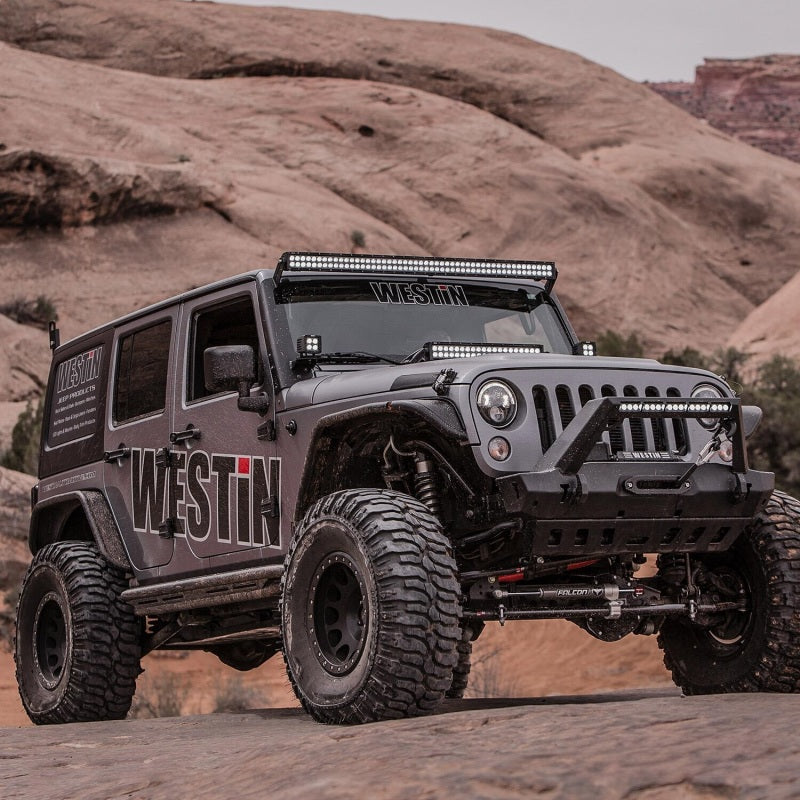 Westin/Snyper 07-17 Jeep Wrangler Tube Fenders - Rear - Textured Black