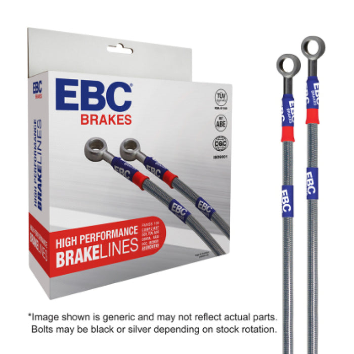 EBC 95-00 Toyota 4 Runner 2.7L Stainless Steel Brake Line Kit