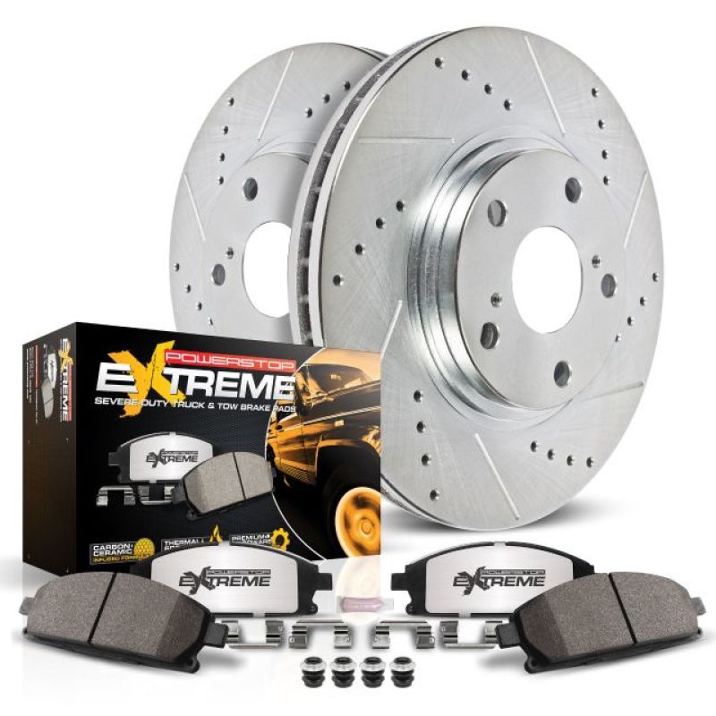 Power Stop 01-06 Chevrolet Silverado 3500 Rear Z36 Truck & Tow Brake Kit