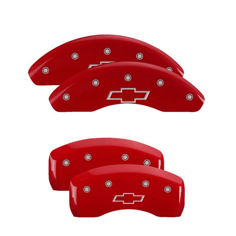 MGP 4 Caliper Covers Engraved Front & Rear MGP Yellow finish black ch