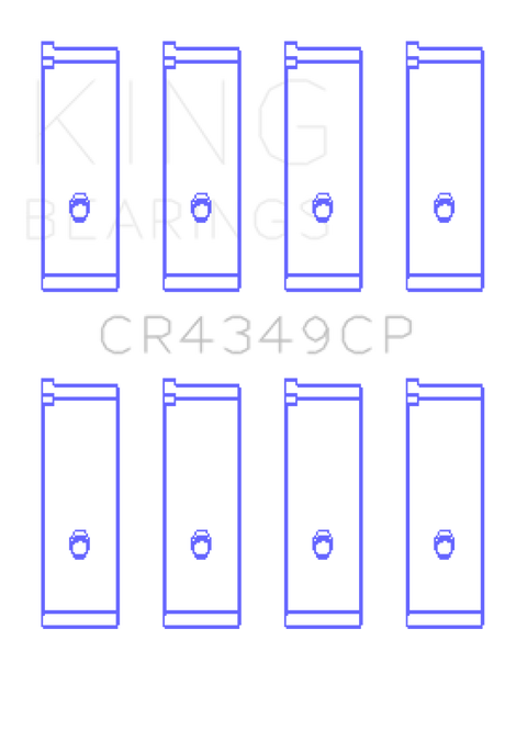 King Engine Bearings Toyota Scion XA/XB 1NZFE (Size 0.25) Tri-Metal Copper Lead Rod Bearing Set