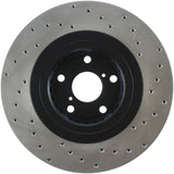 StopTech 06-09 Lexus IS350 / 07-08 GS350 2WD Drilled Right Front Rotor