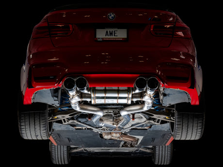 AWE Tuning BMW F8X M3/M4 SwitchPath Catback Exhaust - Chrome Silver Tips