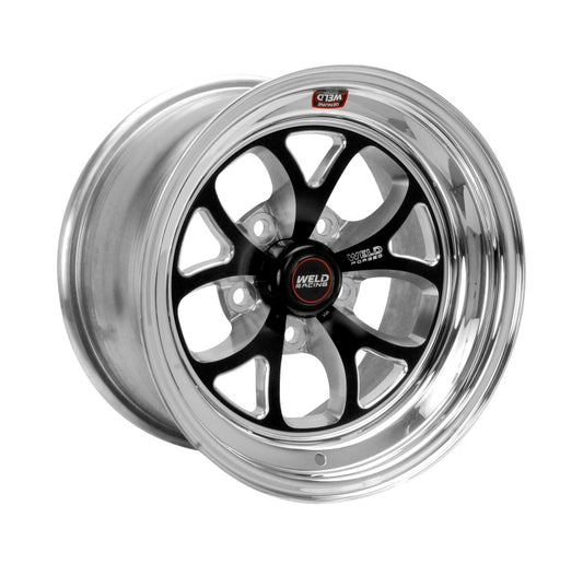 Weld S76 15x10.33 / 5x4.75 BP / 6.5in. BS Black Wheel (Medium Pad) - Non-Beadlock