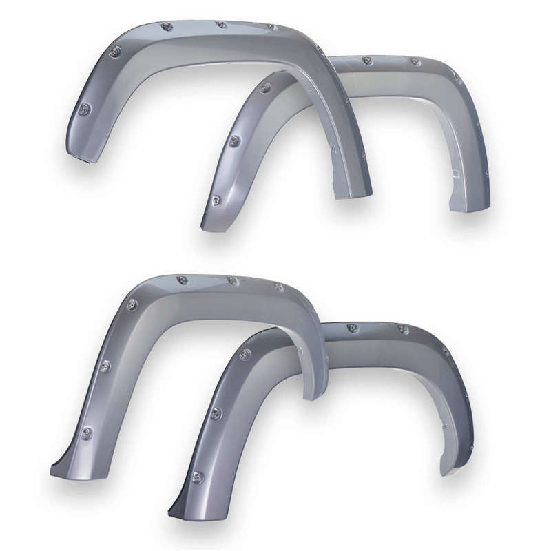 EGR 2019 Chevy 1500 Color Match Style Fender Flare - Set - Switchblade Silver