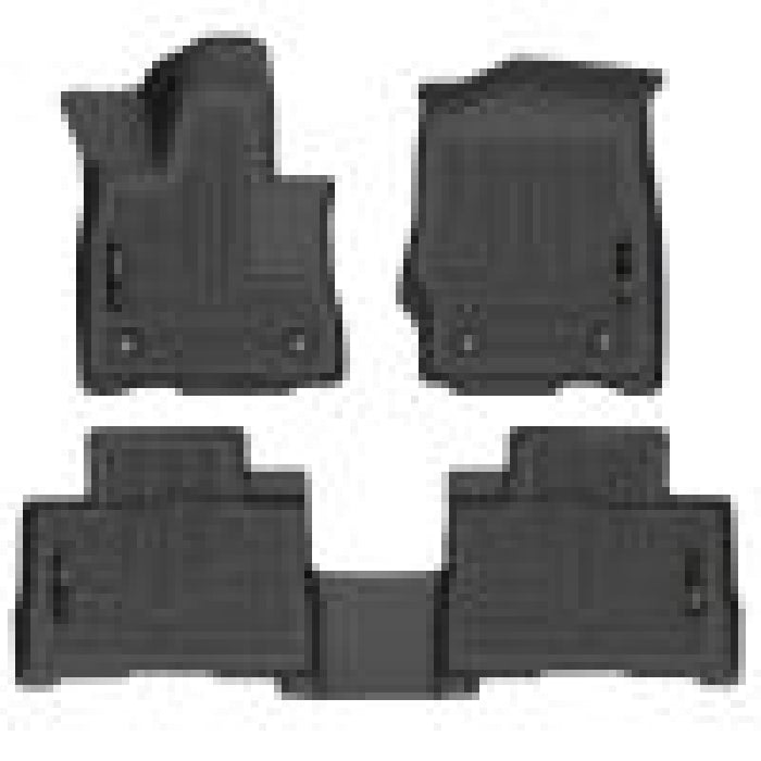 Husky Liners 20-21 Lincoln Aviator w 2nd Row Bench/Buckets Weatherbeater Front/2nd Seat Liners - BLK