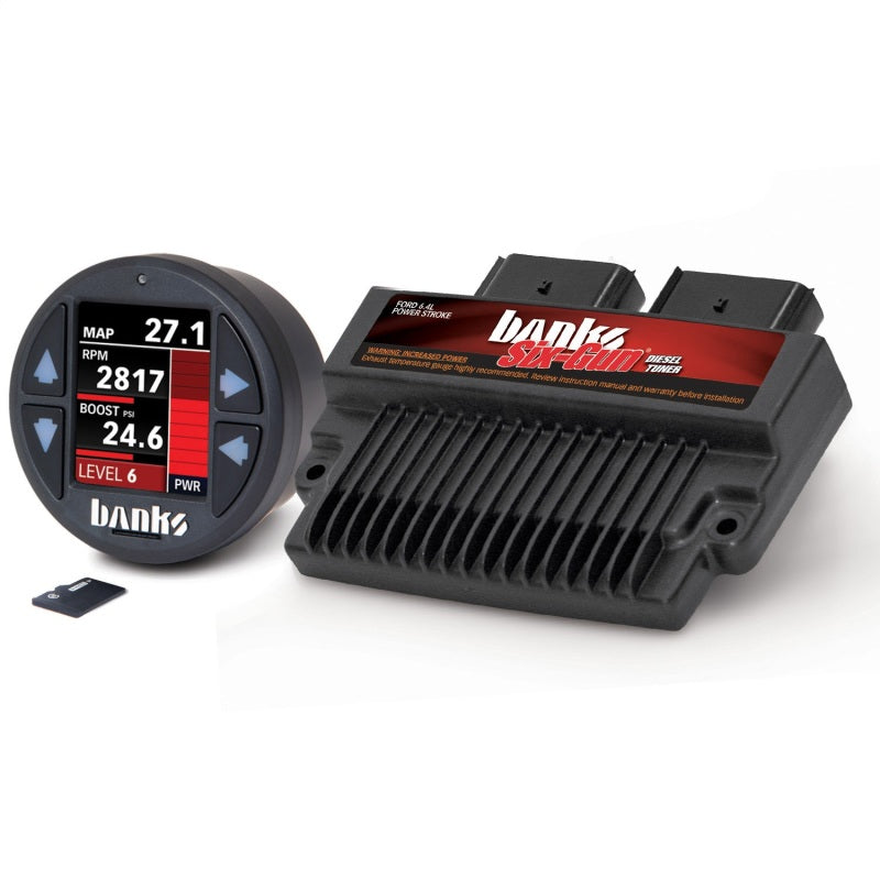 Banks 08-10 Ford F-250/F-350/F-450 6.4L Six-Gun Diesel Tuner w/ iDash-1.8 DataMonster