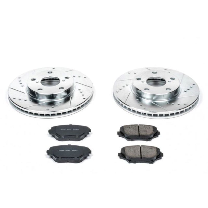 Power Stop 01-05 Toyota RAV4 Front Z23 Evolution Sport Brake Kit