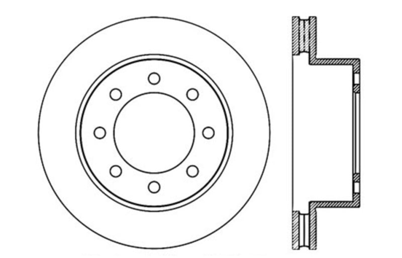 StopTech Drilled Sport Brake Rotor