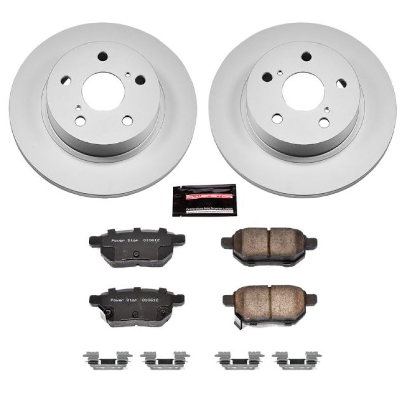 Power Stop 11-16 Scion tC Rear Z17 Evolution Geomet Coated Brake Kit