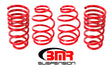 BMR 10-15 5th Gen Camaro V8 Lowering Spring Kit (Set Of 4) - Red BMR Suspension