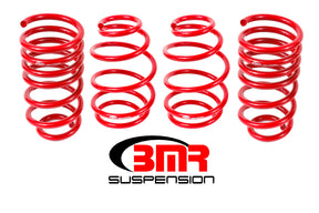 BMR 10-15 5th Gen Camaro V8 Lowering Spring Kit (Set Of 4) - Red BMR Suspension