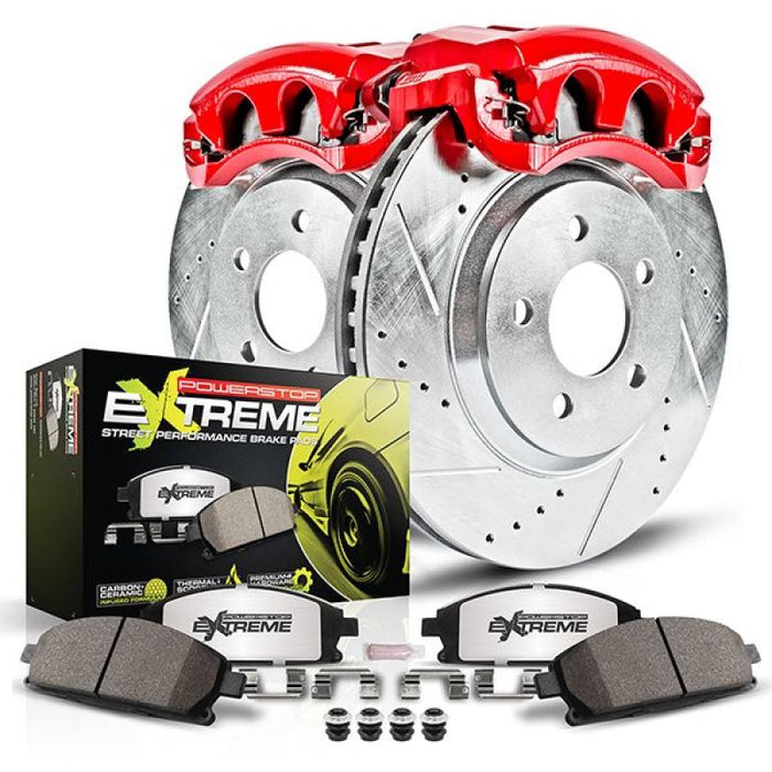 Power Stop 11-13 BMW 328i Front Z26 Street Kit w/Calipers