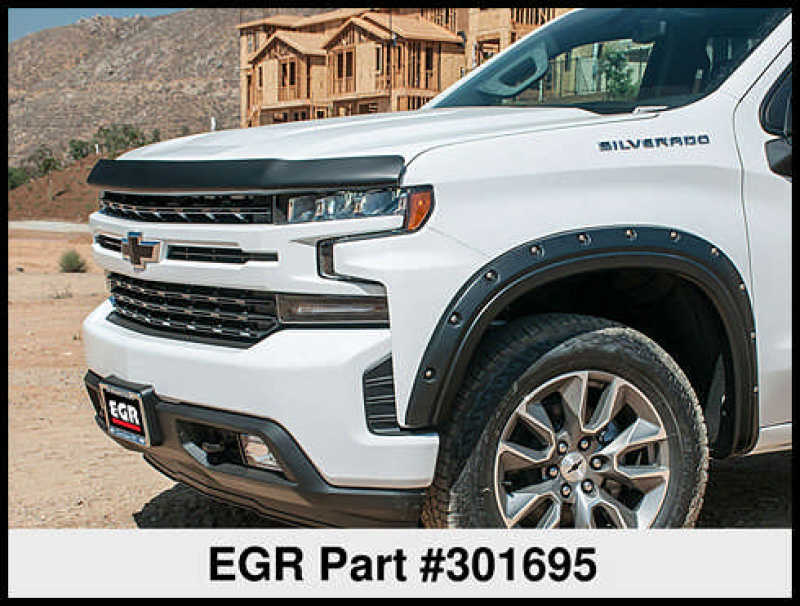 EGR 2019 Chevy 1500 Super Guard Hood Guard - Matte