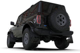 Rally Armor 21-25 Ford Bronco (Plstc Bmpr + RR - NO Rptr/Sprt) Blk Mud Flap w/Cy Orange Logo