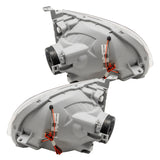 Oracle Lighting 0506 Toyota Tundra Regular/Accessible PreAssembled Halo Headlights Red